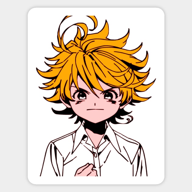 Emma The Promised Neverland Sticker by OtakuPapercraft